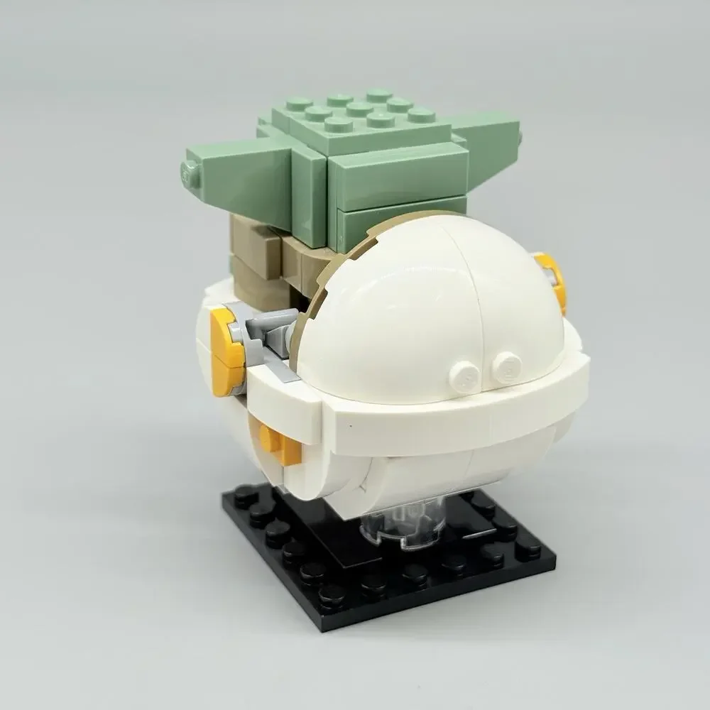 Lego Star Wars 75317 The Mandalorian & The Child Brick Headz + Battle Droid Mini